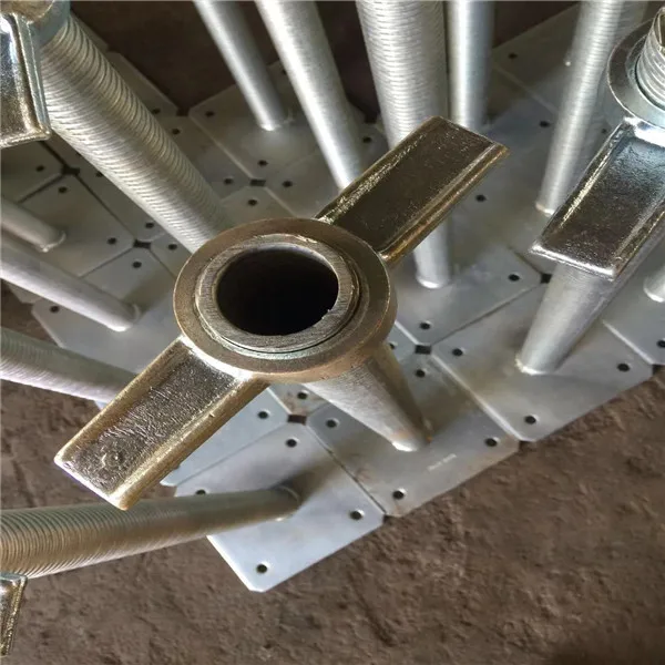 Formwork construction hardware Galvanized scaffolding props jack base