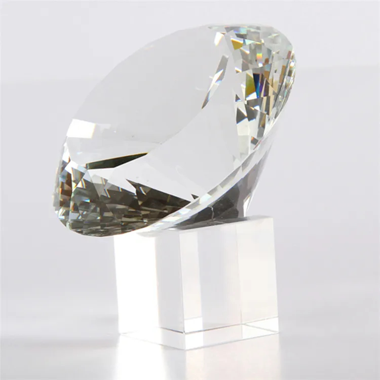 Crystal diamond shining k9 colored crystal diamond , decorative crystal glass stones