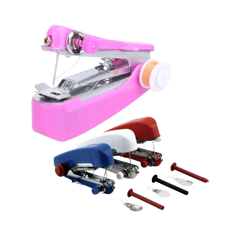 Quick stitch tool cordless battery operated portable bag sewing machine singer for clothes