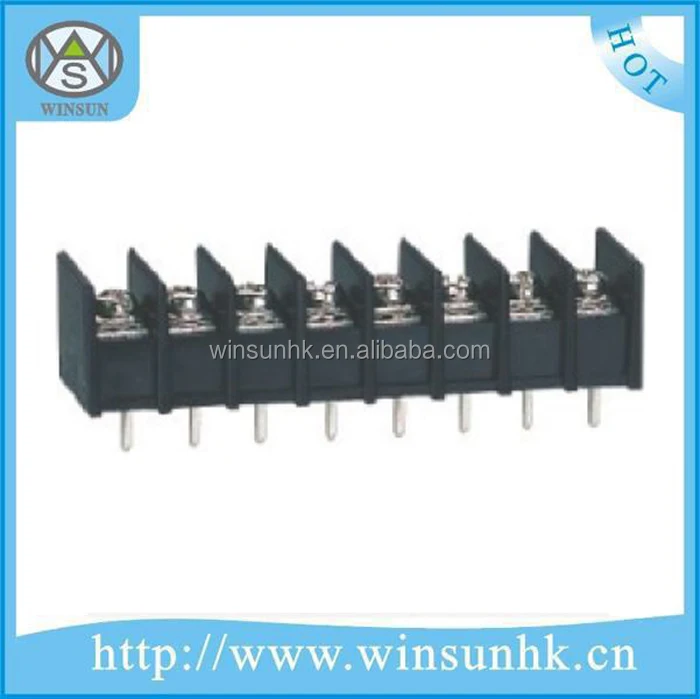 PCB Terminal Block Connector WS25S-B-7.62 With Rated Voltage / Current 300V 15A