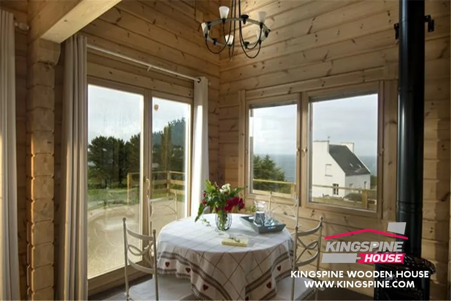 
Luxury prefabricated wooden house/log cabin/shop manufacture 