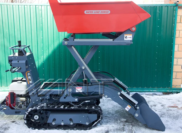 China mini tracked power barrows crawler tractor BY800 for sale