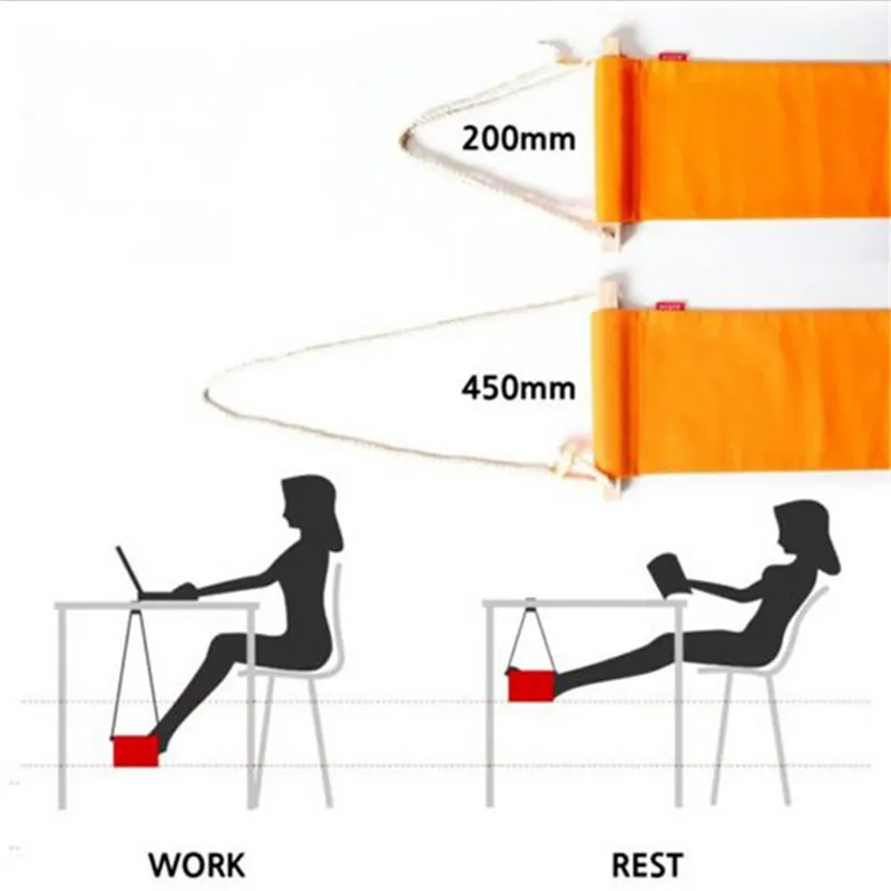 Отличное качество-подставка для ног с 3 вида цветов Детские Гамак для кроватки и гамак для ног