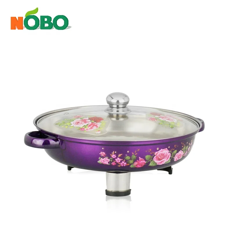 Round buffet food warmer tray stainless steel buffet serving tray with glass lid