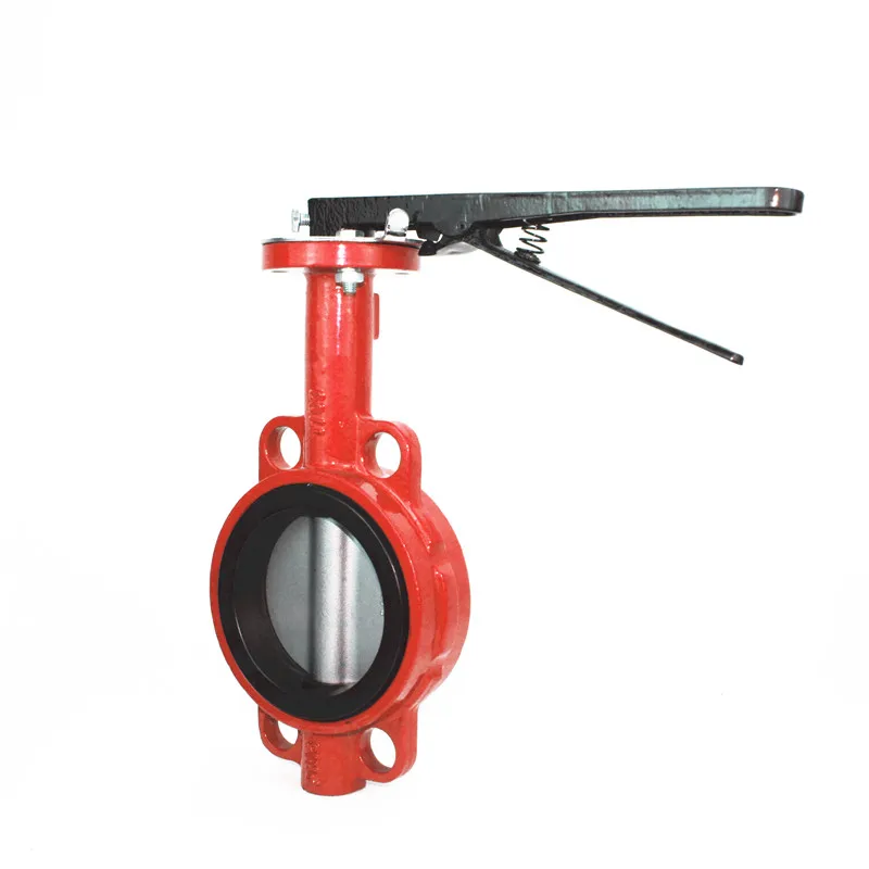 High Quality dn450 1200mm shouldered cast iron epdm wafer butterfly valve Without Pin