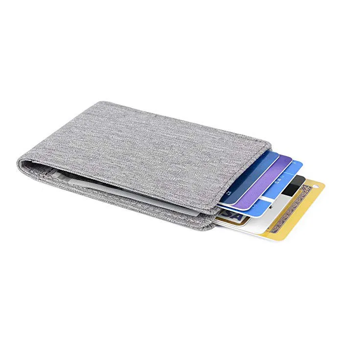 RFID Minimalist Slim Front Pocket Card  luxury men wallets short men purse wallet leather pouch credit card slide wallet