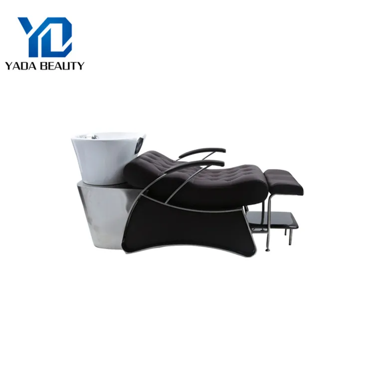 stainless steel base comfortable shampoo backwash unit