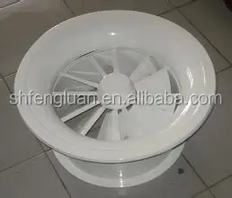 Air volume HVAC round swirl diffuser ventilation swirl air diffuser