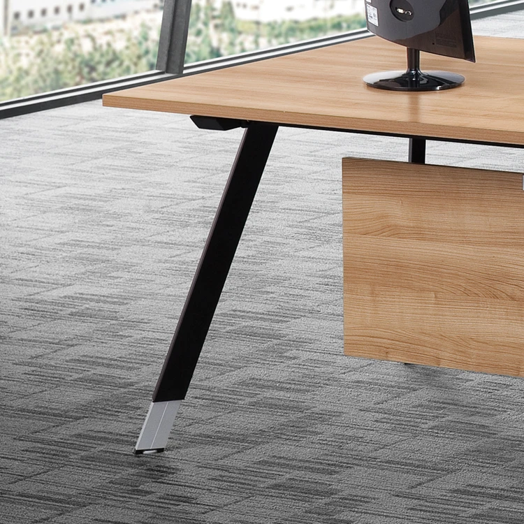 
Modern Curved Simple Table Design Plywood Material Office Furniture 