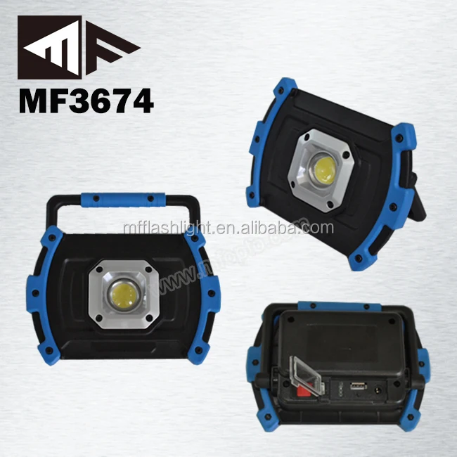 New Portable LED Rechargeable Car Work Light With COB Bulb