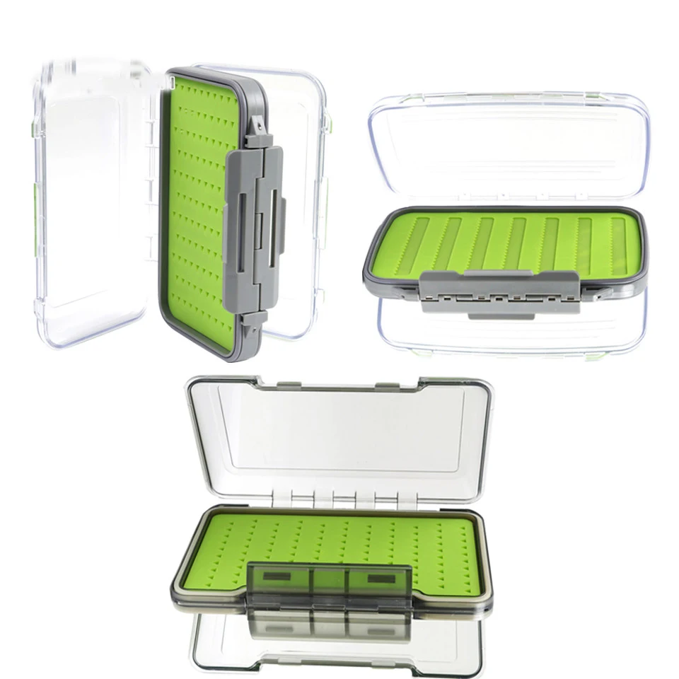 New clear silicone insert waterproof fly box
