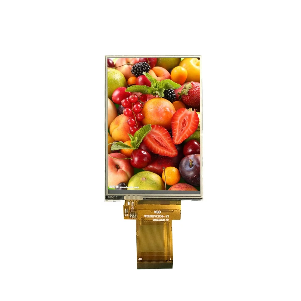 3.5 inch 320*480 resolution 40 pin tft lcd touch display ILI9488 driver IC with