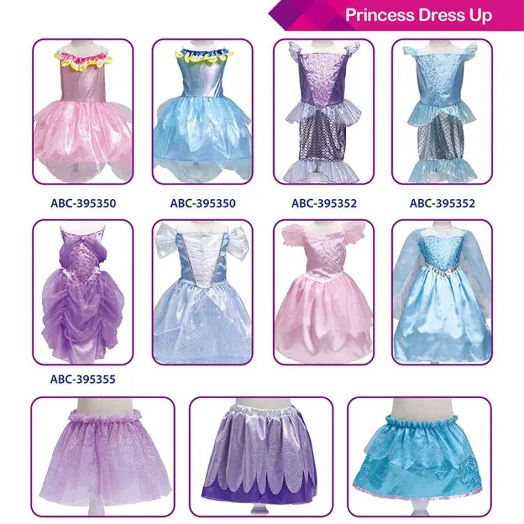 
crystal shoes pretty baby girls party role playing toys princess set for dress up 