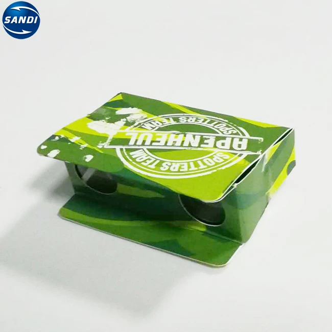 Promotional custom folding paper binoculars for kids