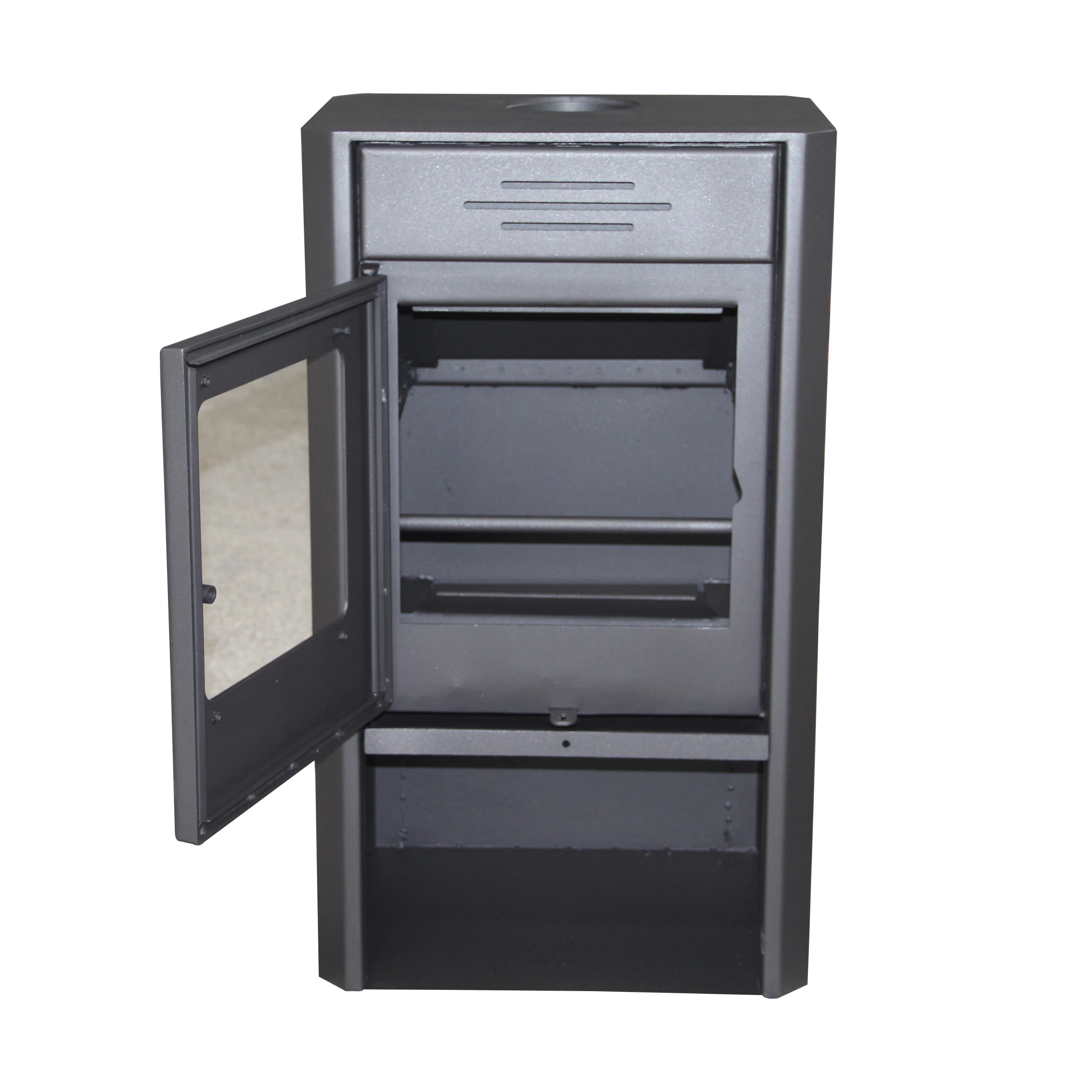 small steel indoor wood burning stove WM209