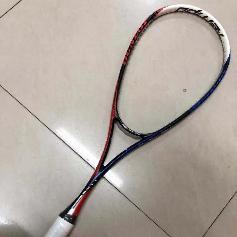 Wholesale custom high quality graphite/carbon fiber composite one-piece squash racket