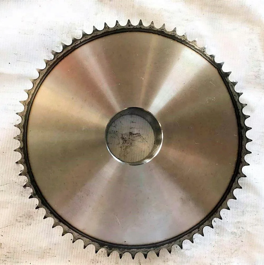 Shaoxing supplier row duplex 60 teeth hardened excavator chain sprocket wheel