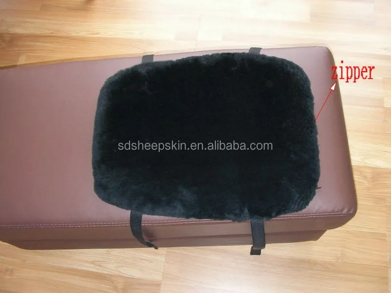 Sheepskin Black Motorcycle Seat Cover