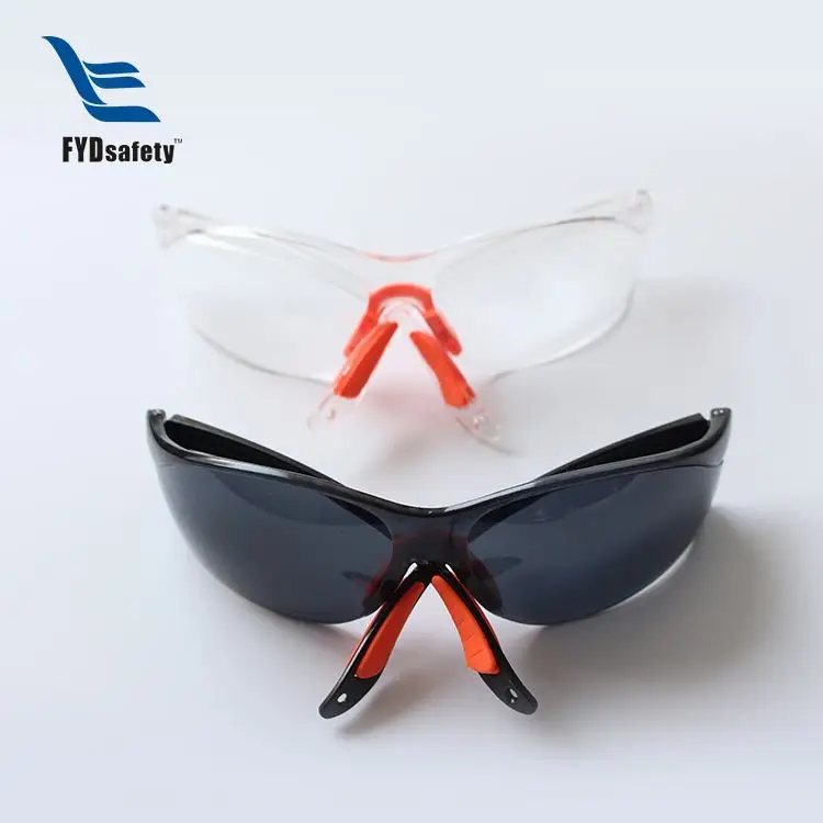 Side Shield Polycarbonate Lens Material Industrial Safety Glasses