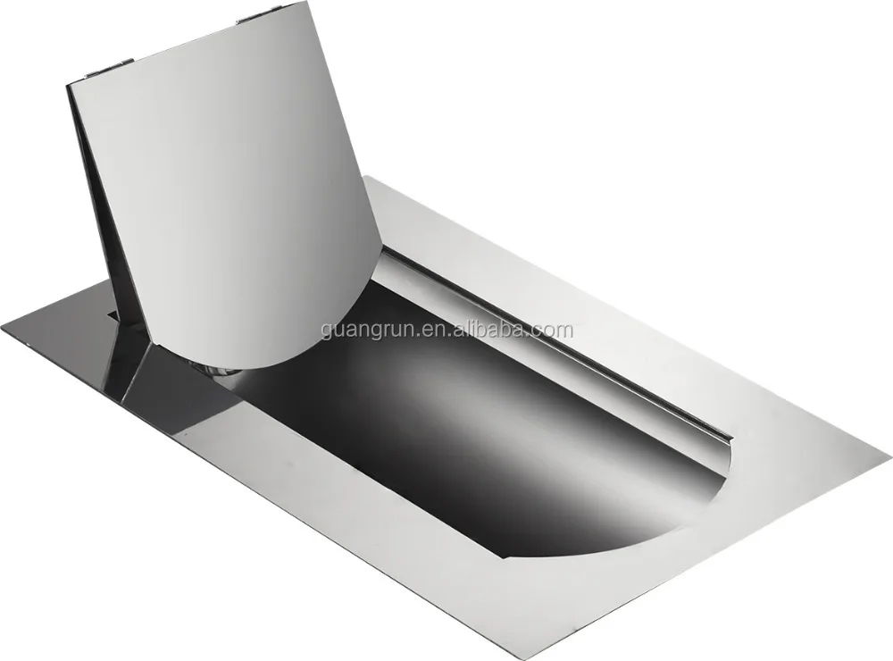 RV из нержавеющей стали Туалет складной унитаз напольный унитаз GR-010