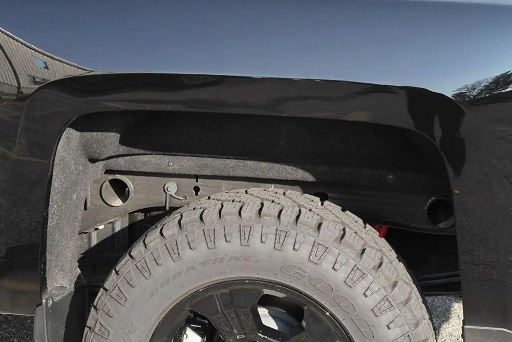 Wheel Well Frame Tube Hole Cap For 01-19 GMC Sierra and Chevrolet Silverado 2500 HD Accessory  Rear Wheel Well Frame Plug