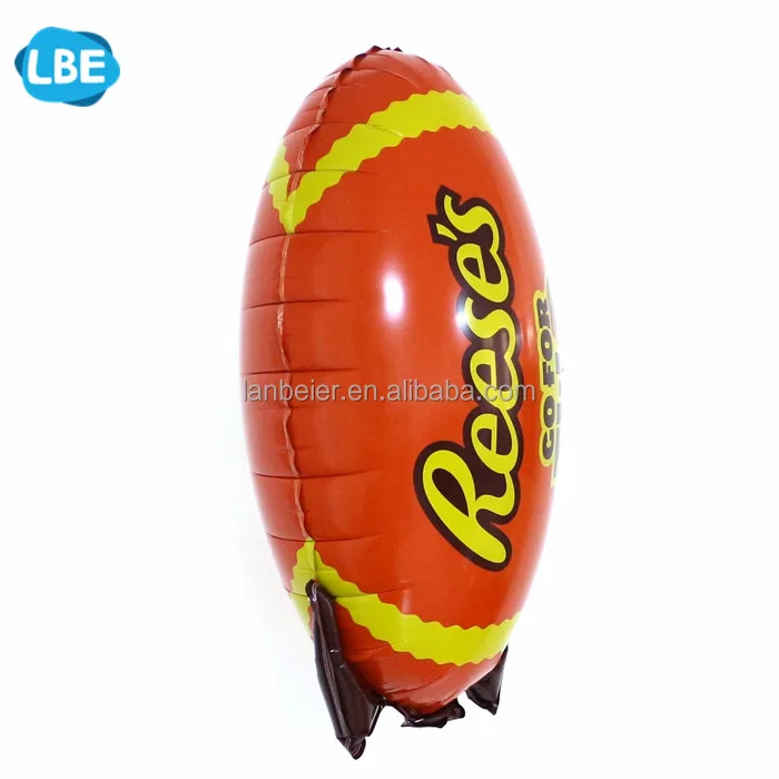 small size custom printing inflatable zeppelin helium balloon