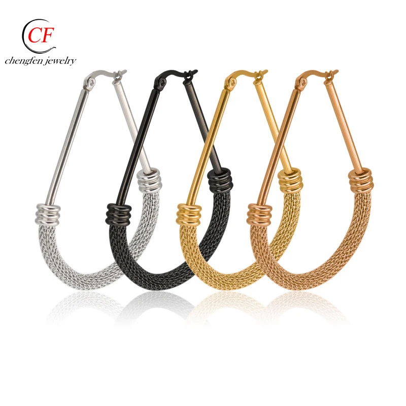 Hot Sale Fancy Earring Hoop Jewelry Gold Earring Design Earring Hoops