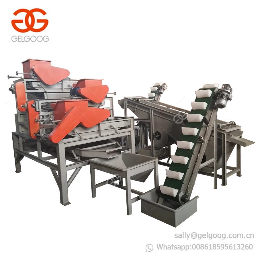 
Professional Hazelnut Shelling Almond Huller Machine Palm Nut Breaking Machine 