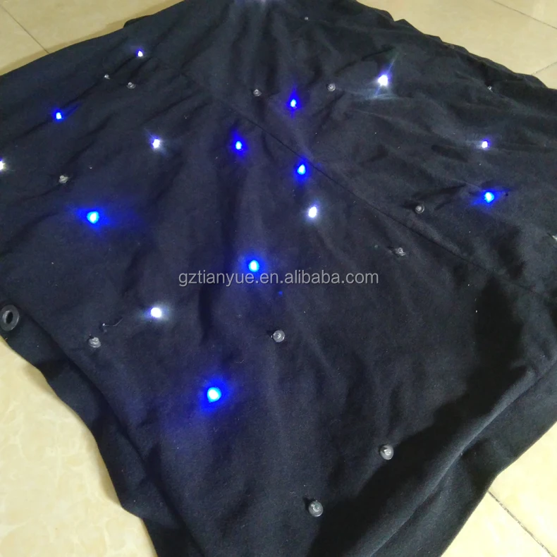 led curtains for stage backdrops Nice night event twinkle light curtain led star curtain