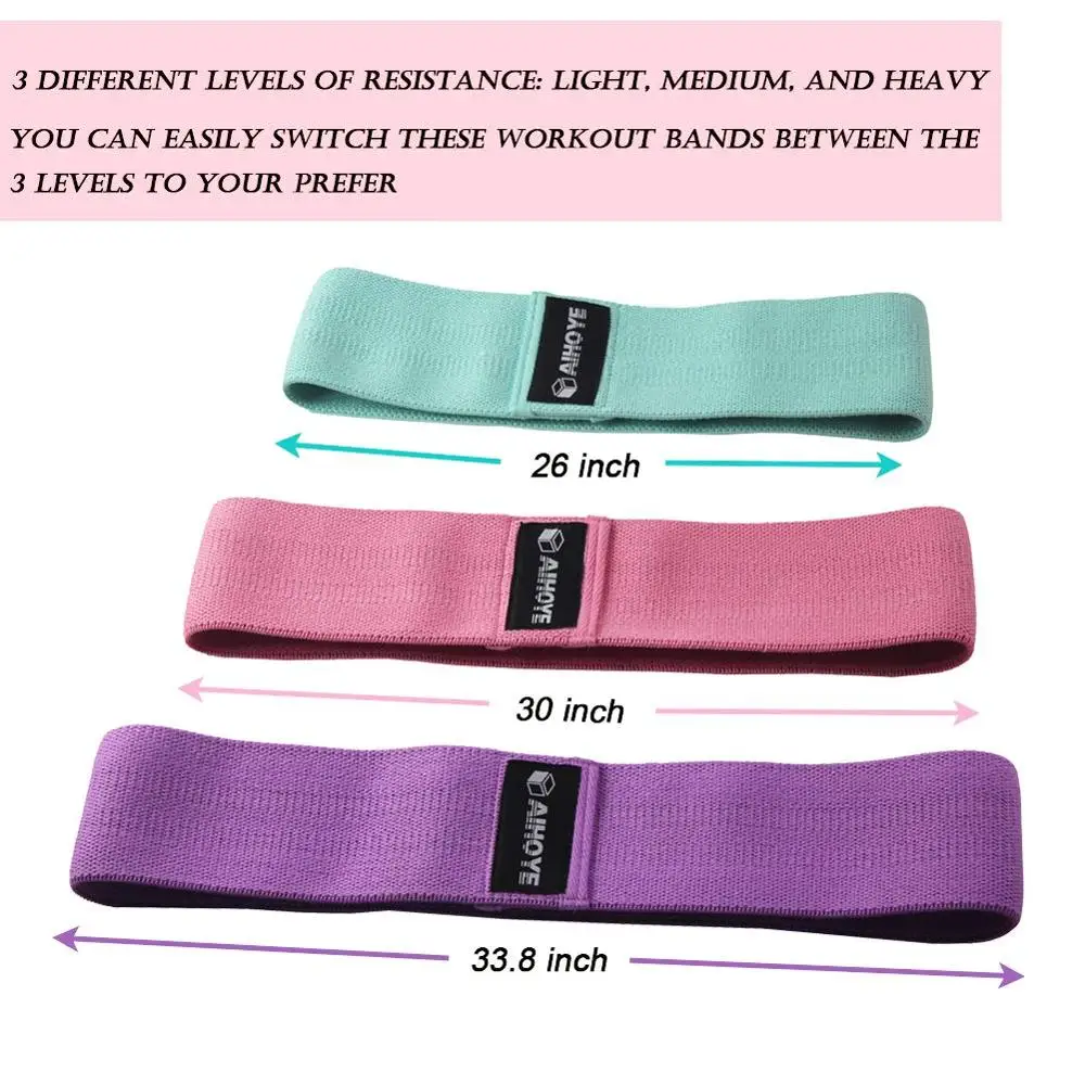 Free Sample Hot Sell Resistance Band With Non- Slip Rubber Straps