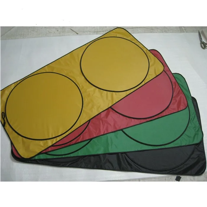 
170T 190T 210T Polyester Car Sunshade With Logo For Front Windshield Window 