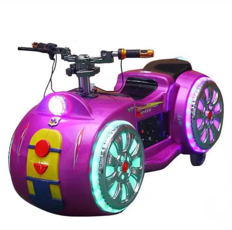 Custom outdoor playground entertainment amusement park kid motorcycles bumper car