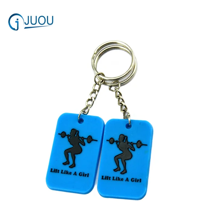 
High Quality Customized Printed PVC/Silicone Keychain Tag 