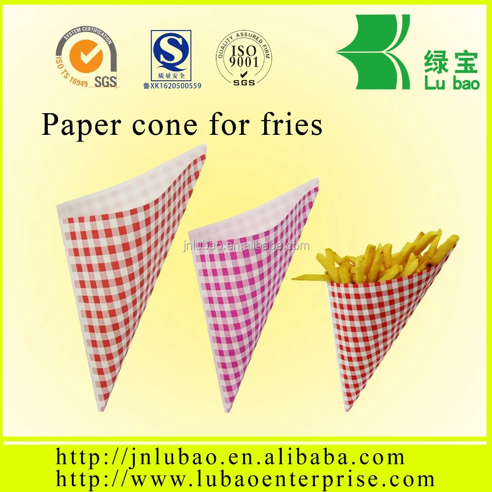 paper cone for chips package