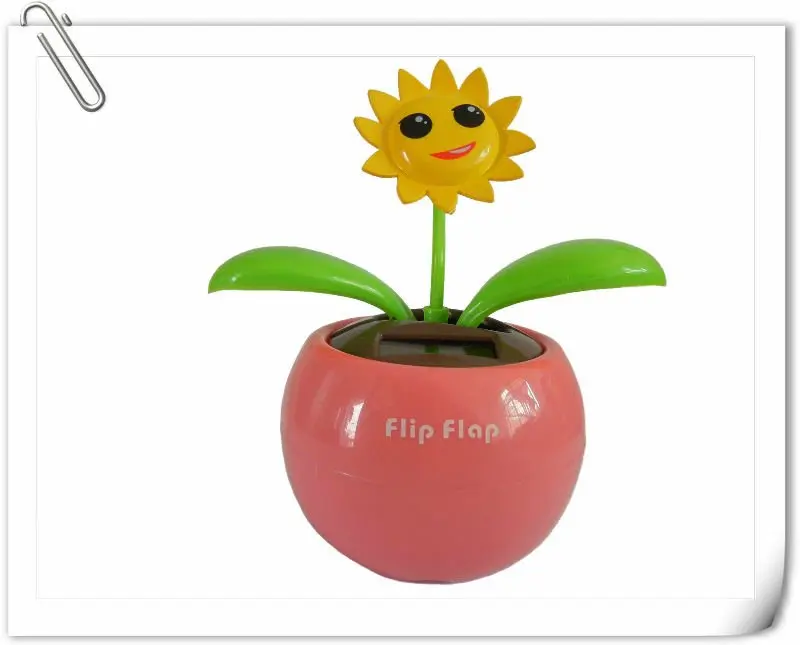
Dancing toy solar flower dashboard decoration miniature 