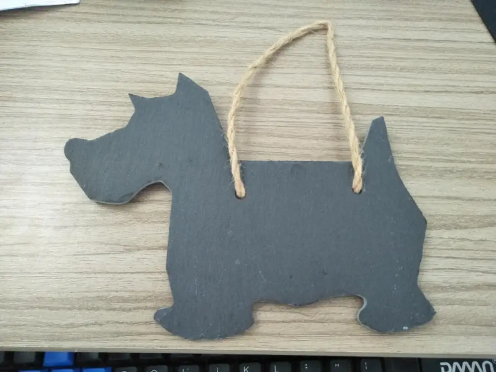 
ANTIQUE SLATE / CHALK BOARD MEMO BOARD 2 SIDE , STONE BOARD UNUSUAL 