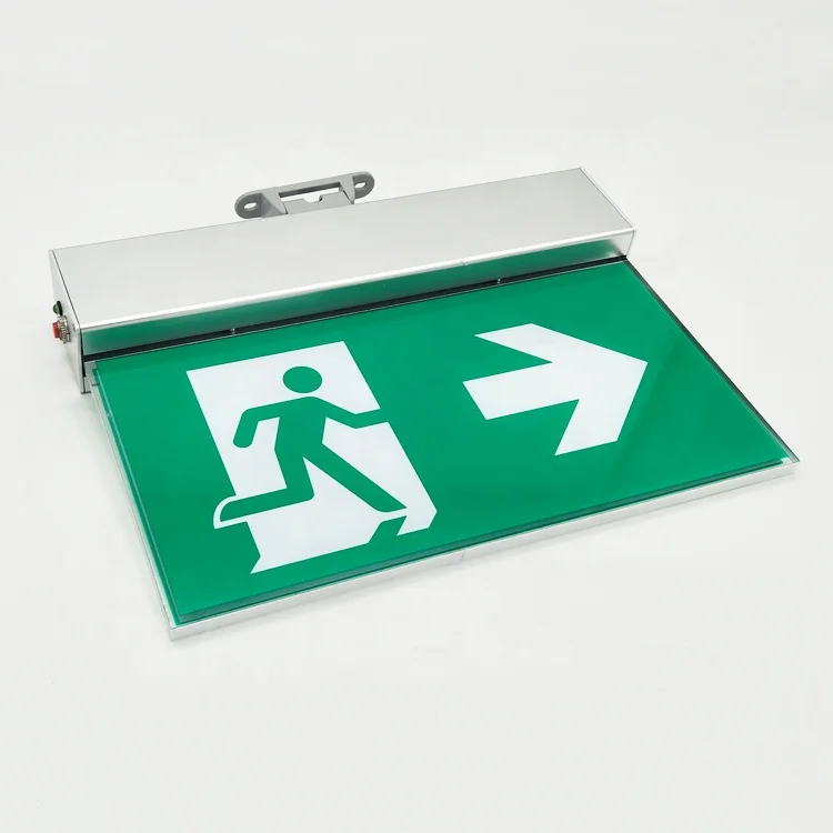 Universal led emergency ip65 exit sign