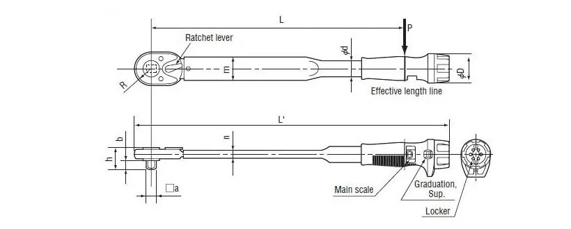 Reliable and Cost-effective car repair tool kit Tohnichi torque wrench made in japan