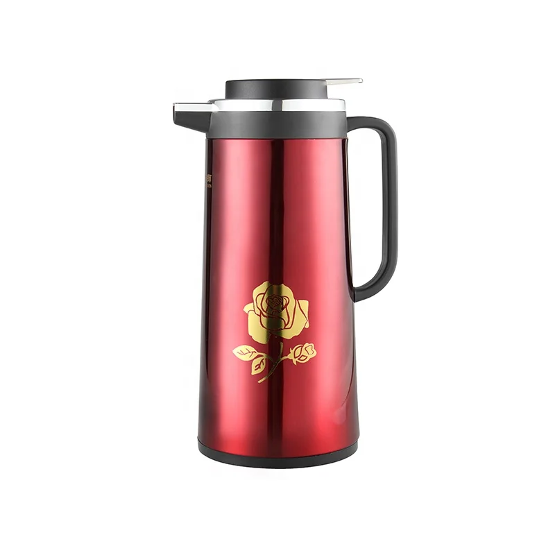 HAPPY LION Brand New 8810S Color Series Stainless Steel Body Thermos Kettle with Glass Refiil Inner Tea Coffee Thermal Pot
