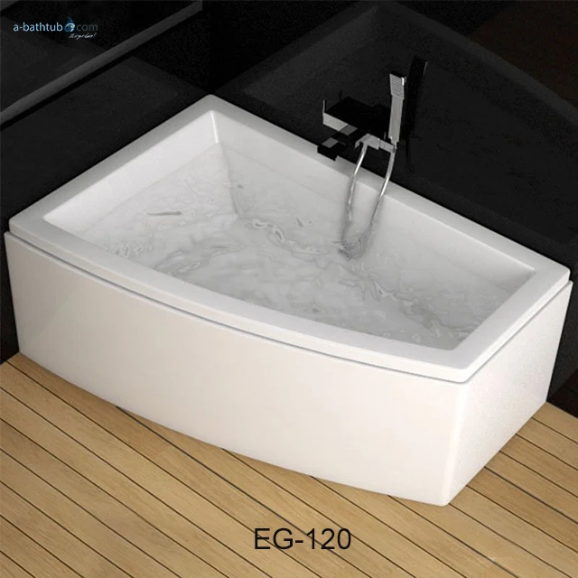 Small corner bathtub 1000mm freestanding bath