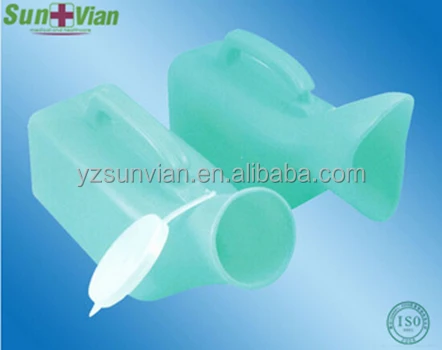 hospital patient plastic urinal bottle for male with cover