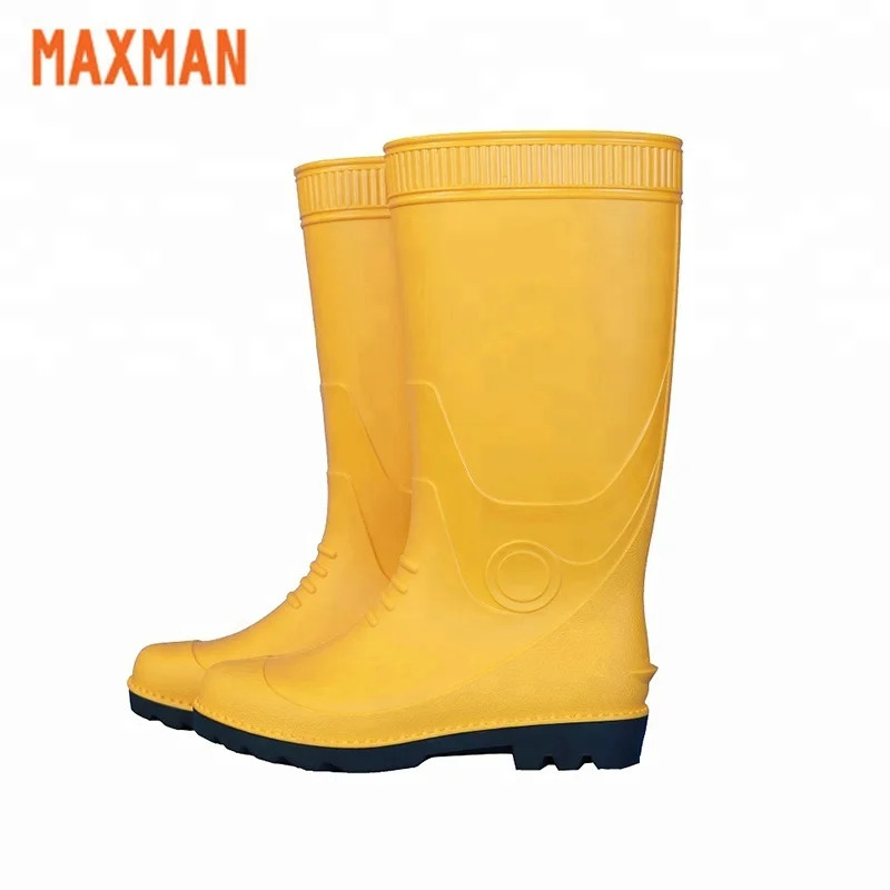 
Middle Tube Oil Resistant Beef Tendon Rain Shoes 