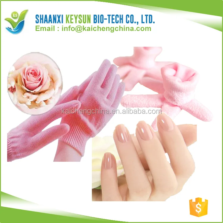 Natrual Essential Oil Gel Gloves for Dry Hand Spa OEM accept