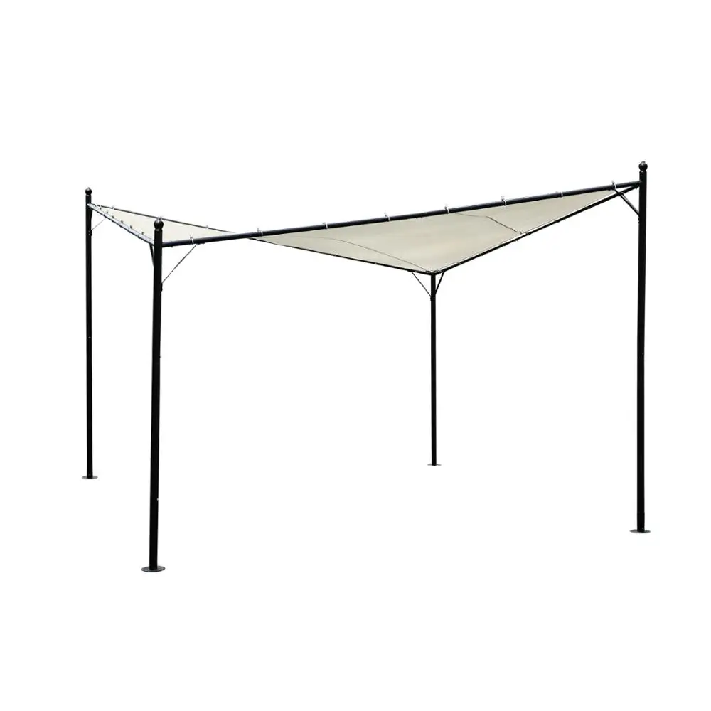 Steel/Oxford Fabric Folding Square Butterfly Gazebo, 10 x 10 ft waterproof pavilion
