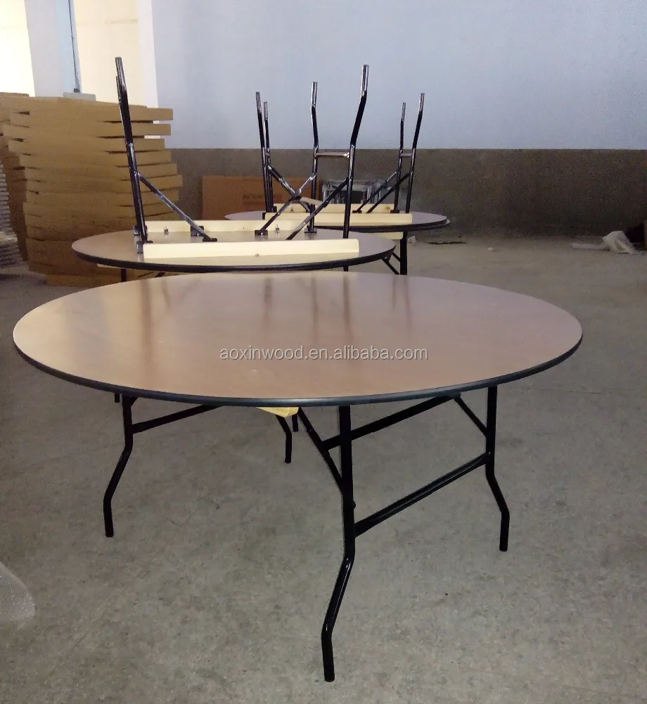 cheap plywood folding table for banquet