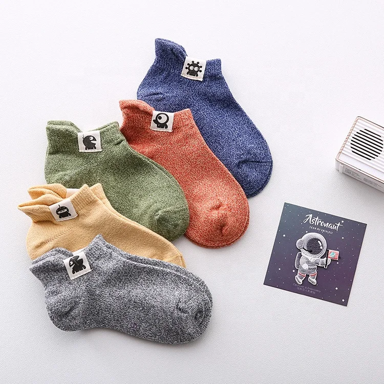 
2020 Hot wholesale fantastic cute monster pattern anti-bacterial anti slip sock baby 