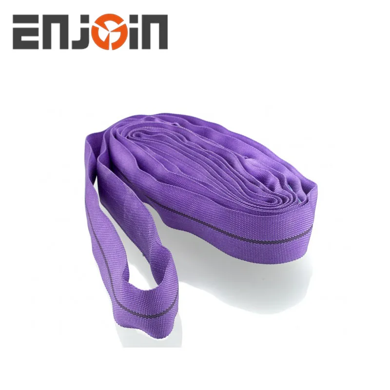 4 tonne working load polyester lifting round sling 6 meters