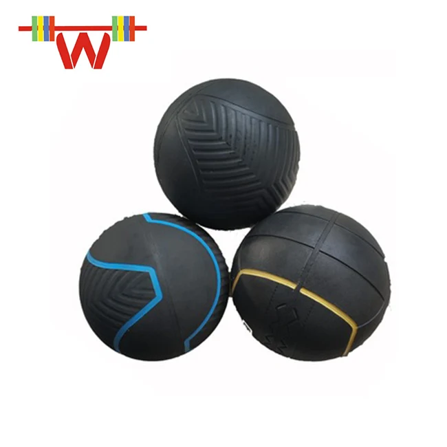Colorful rubber weight lifting fitness medicine ball with nice price