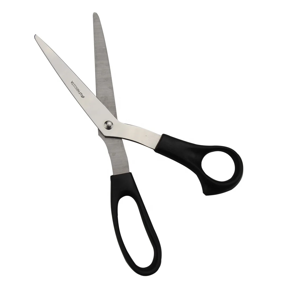 Hot Selling 8 inch stainless steel professional tailor scissors  Stainless Steel Office Colorful Scissors with Tape