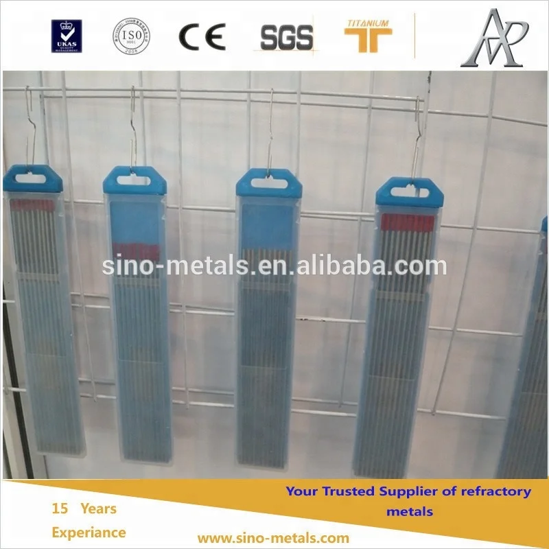 tungsten electrodes color code
